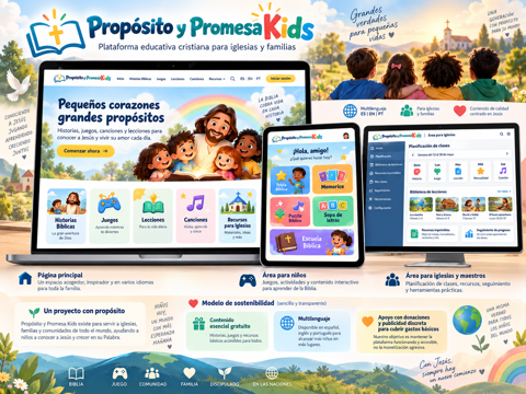 Imagen de identidad visual de Propósito y Promesa Kids